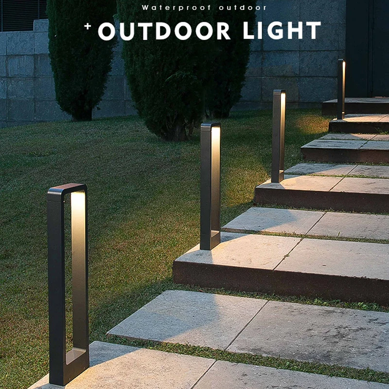 

Led Outdoor Waterproof Lawn Wall Lamps Community Garden Landscape Homestay Villa Garden Make Up Light Courtyard Lawn Plug Lamp