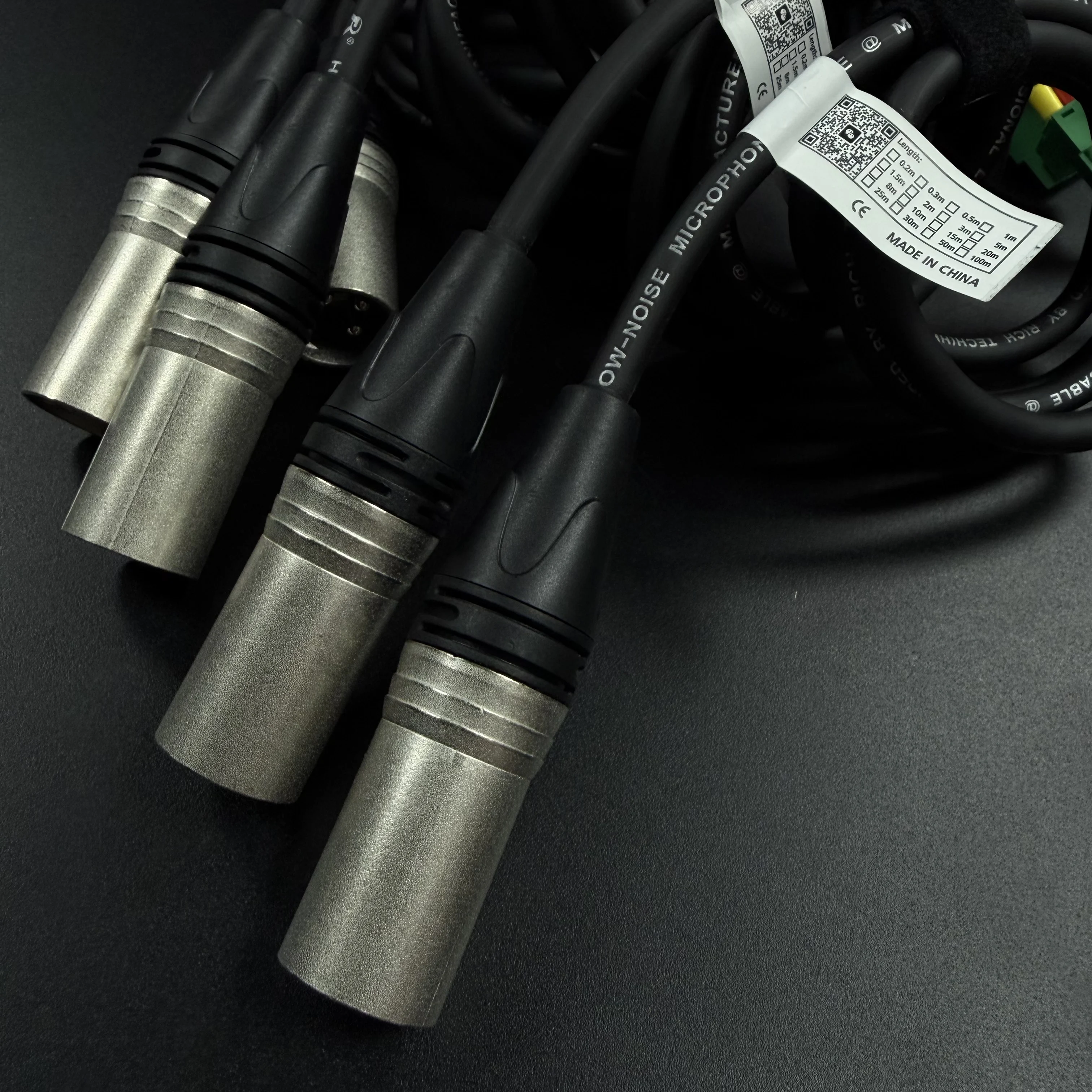 XLR zu Phoenix 3-Pin Pro, Kabel XLR 3P M/F zu PHX3M NBKF/2EDG-5.08mm PCB Schraubklemmenadapter Anschlusskabel für Lautsprecher – Detail 10