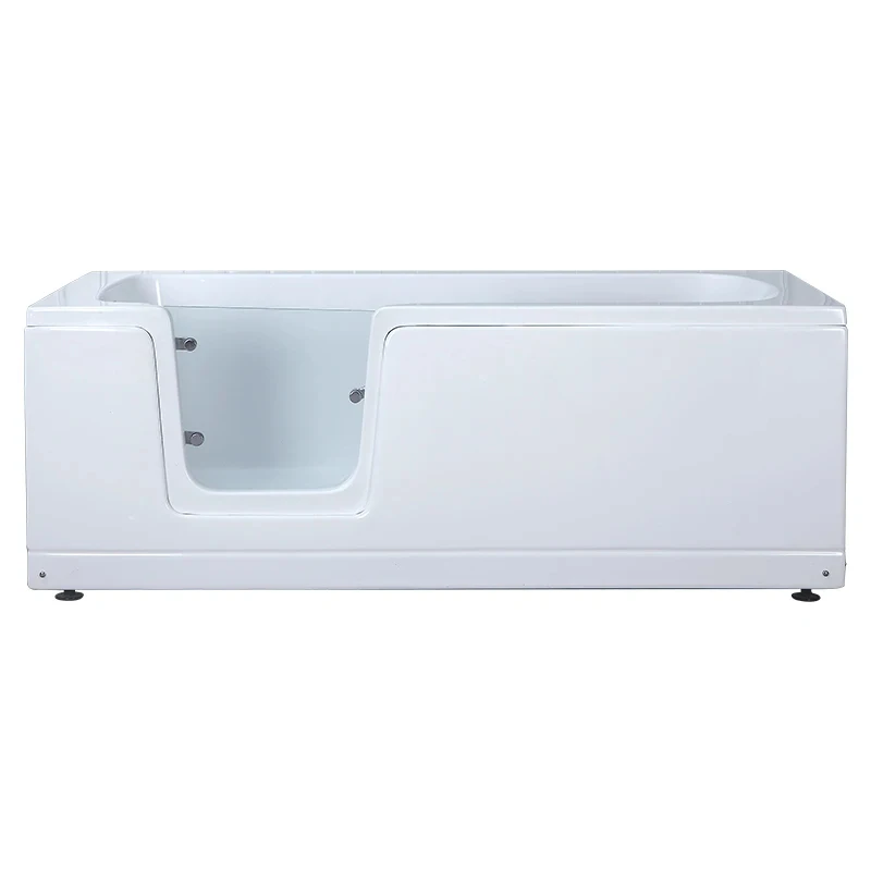 Modern Shape Cheap Acrylic Walk Bathtub Adult Soaking Shower Space Saver