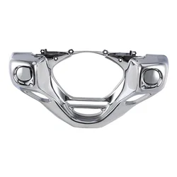 Cubierta de carenado de motor delantero ABS para motocicleta Honda Goldwing GL1800, sin pintar, cromado, 2001-2011