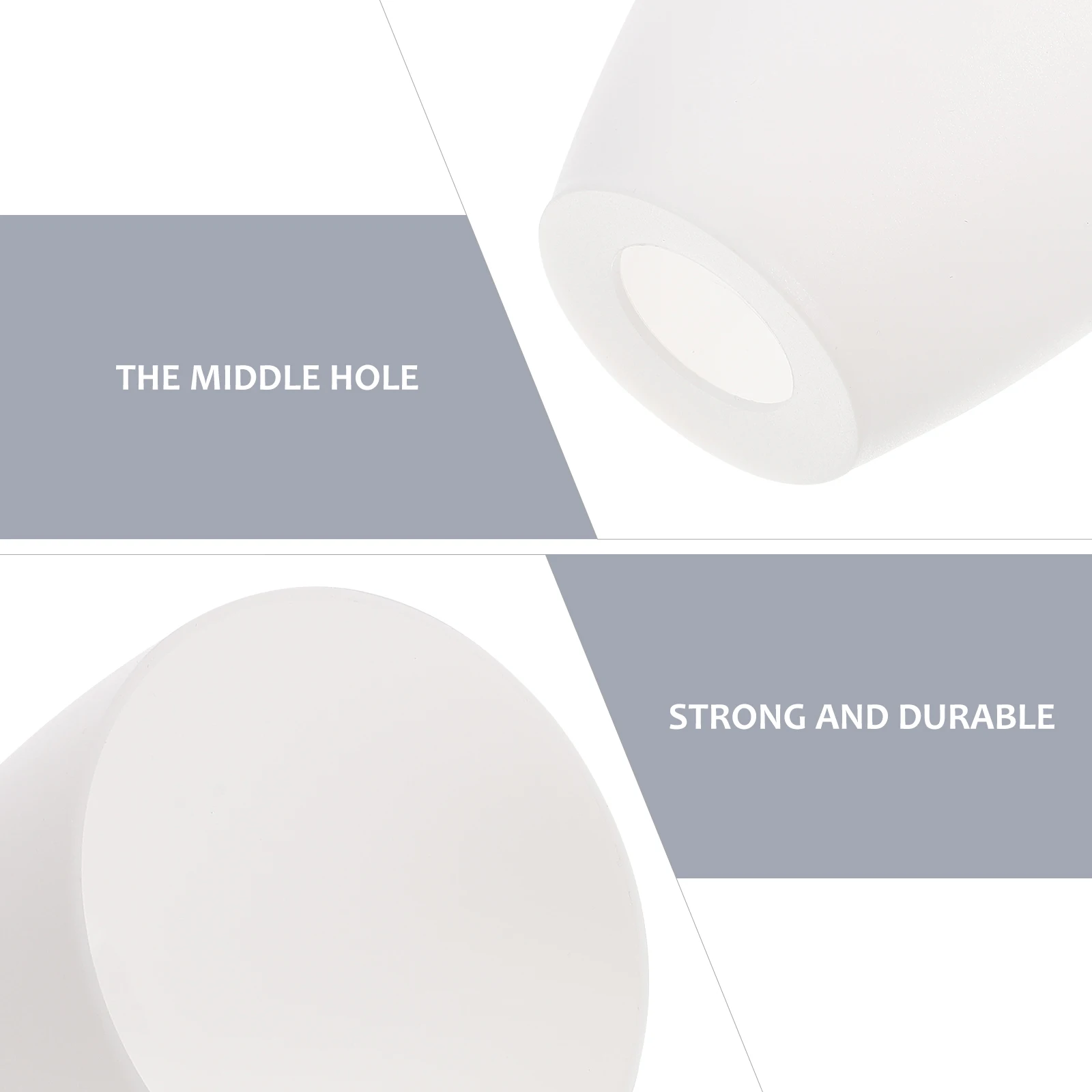 

4Pcs Stylish Plastic Lampshade Light Cover Home Decorative White For Chandelier Ceiling Lamp Accessories