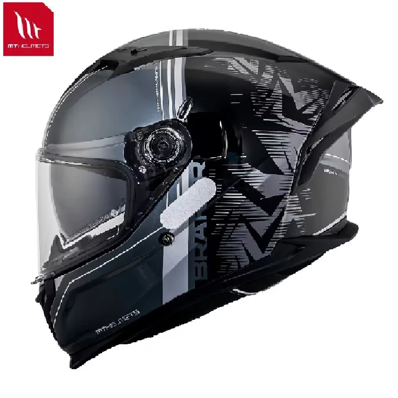 MT Braker SV Motorcycle Helmet ECE DOT Certification Full face Double lens Racing off-road Helmet Capacetes Cascos Para Moto