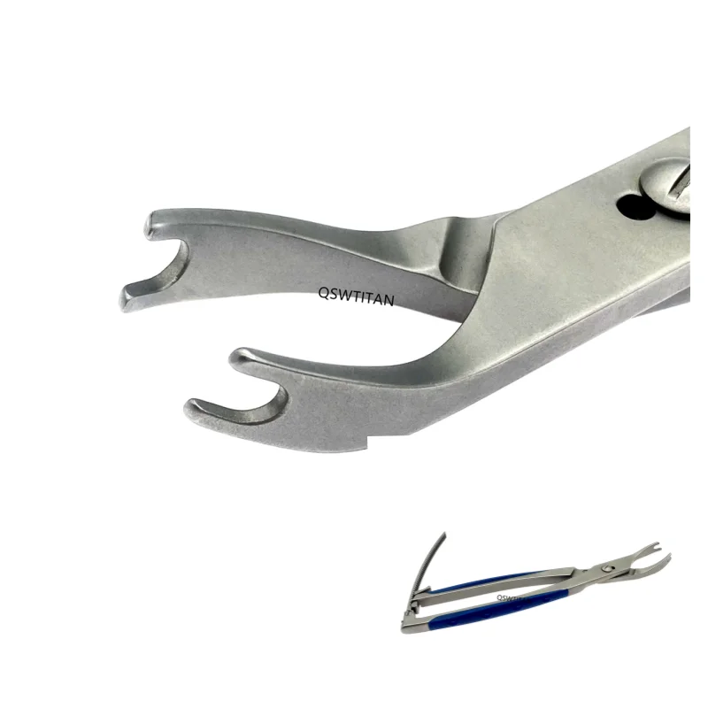 Stainless Steel Bone Compression Forceps Silicone handle Spinal Instrument surgical  Pliers pet Orthopedics Instruments