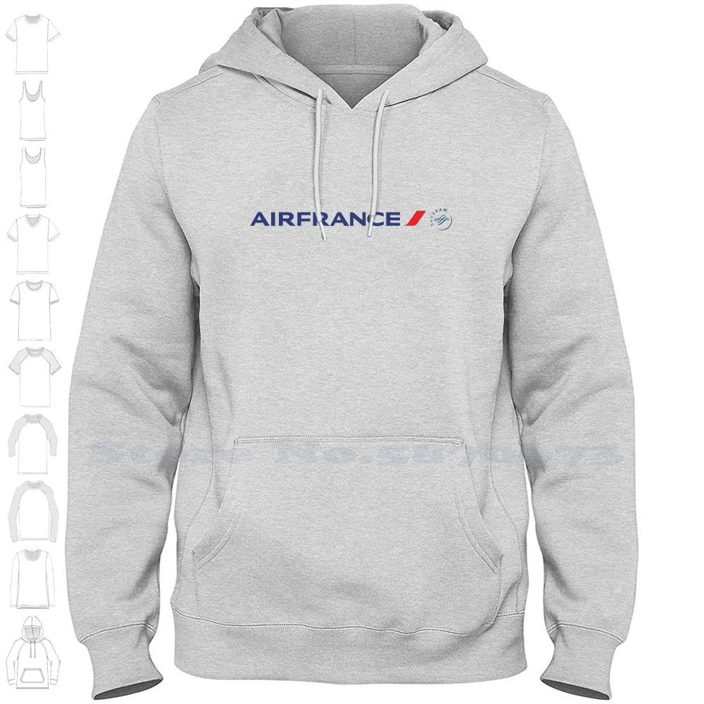 

Air France Logo Unisex Clothing 100% Cotton Sweatshirt Printed Brand Logo Graphic Hoodie