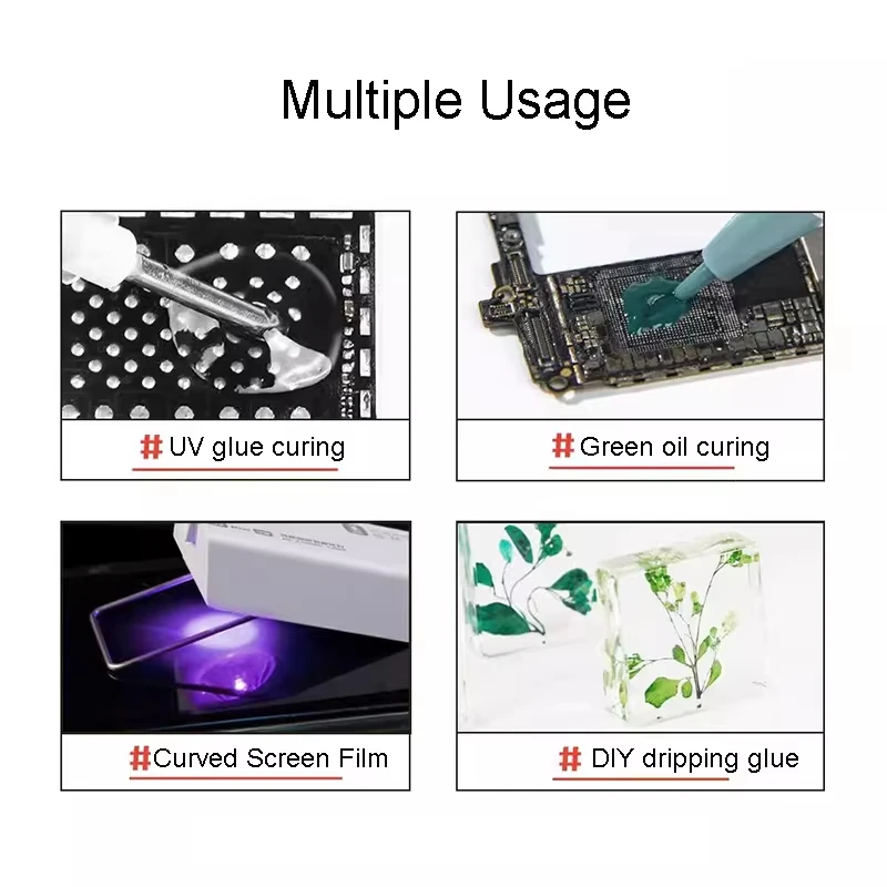 YCS 3W curing lamp with built-in battery for quick and easy curing, convenient mini UV smart new model, special for curing glue