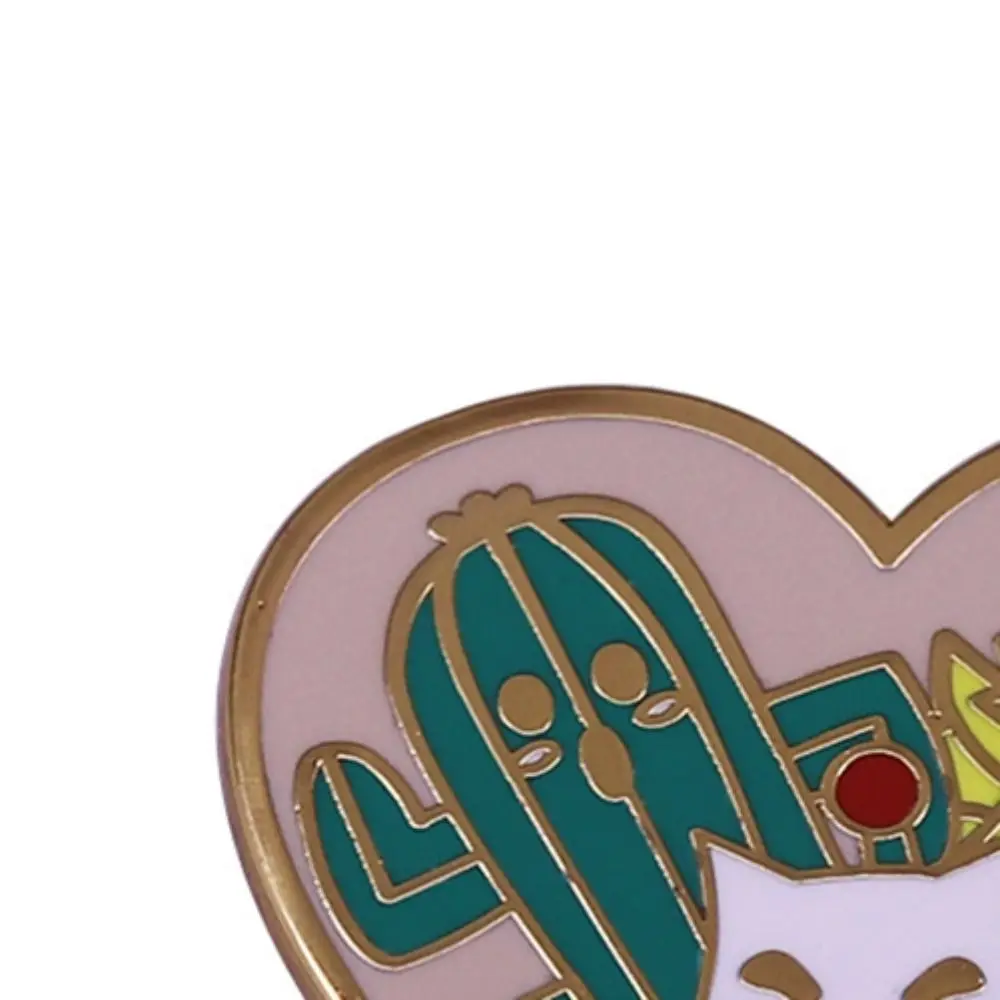 Enamel Coating Game Enamel Pin Metal Construction Attack Menu Pattern Gamer Brooch Shinra Design Character Theme