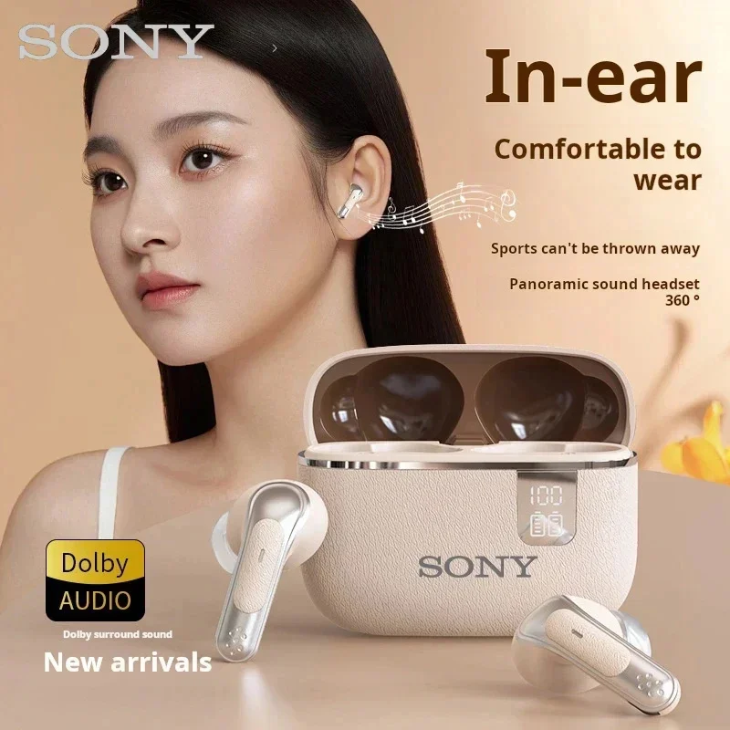 Sony Bluetooth Earphones TWS HIFI Mic Headset Wireless Earbuds Sports Headphones LED Display Gaming Accessories