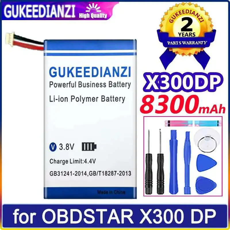

Durable 8300Mah For Obdstar X300 DP X300DP PAD2 Automotive Diagnostic Equipment Tester Battery