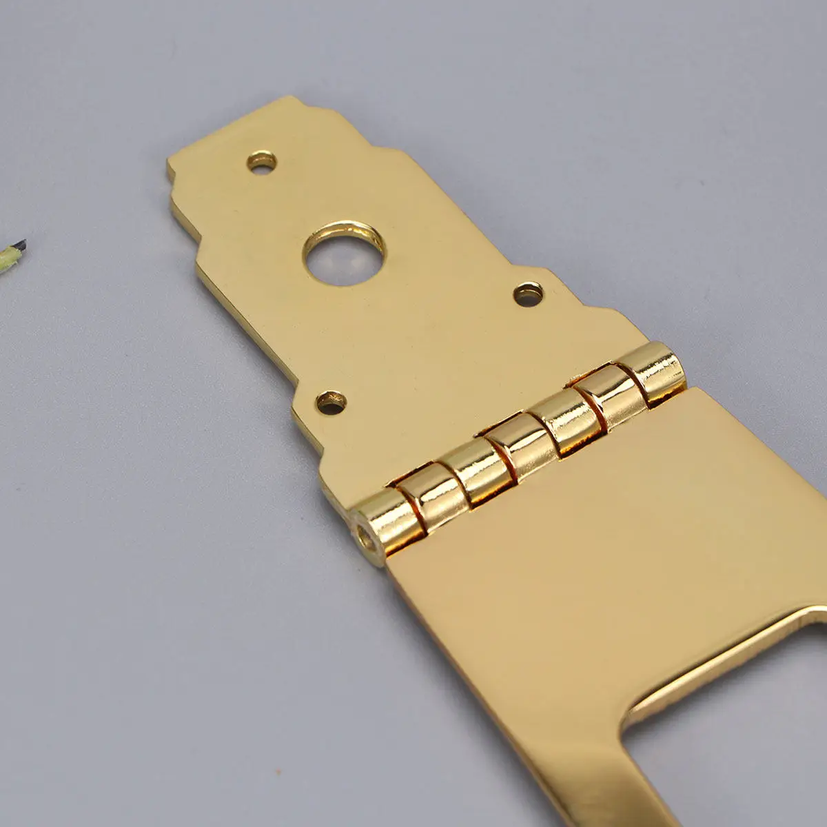 

6-струнный квадратный металлический тейлпикс для джазовых гитар, позолоченный, усиленный, простой в установке