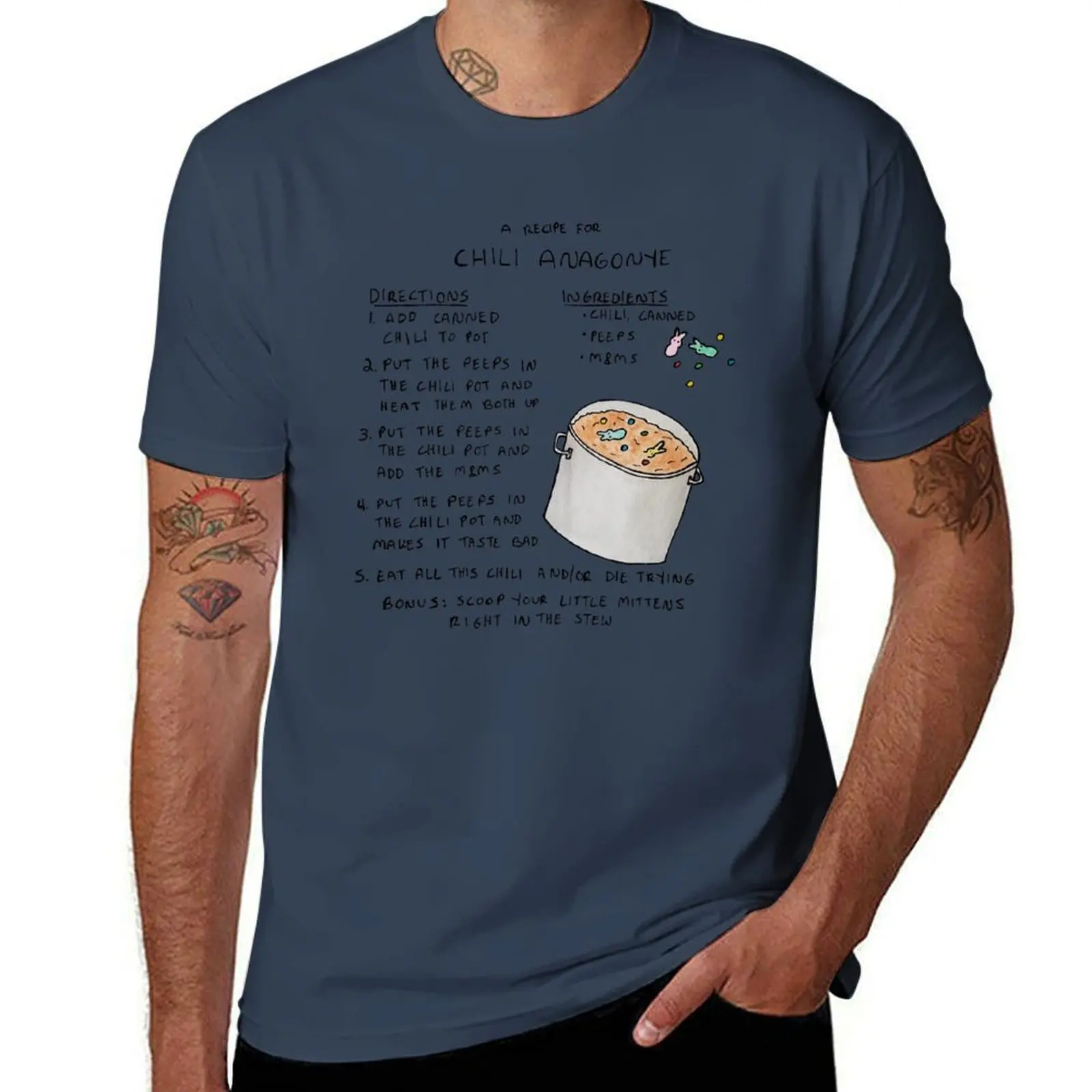 

The Good Place - a recipe for Chili Anagonye T-Shirt man tshirt t shirts with prints T-Shirt