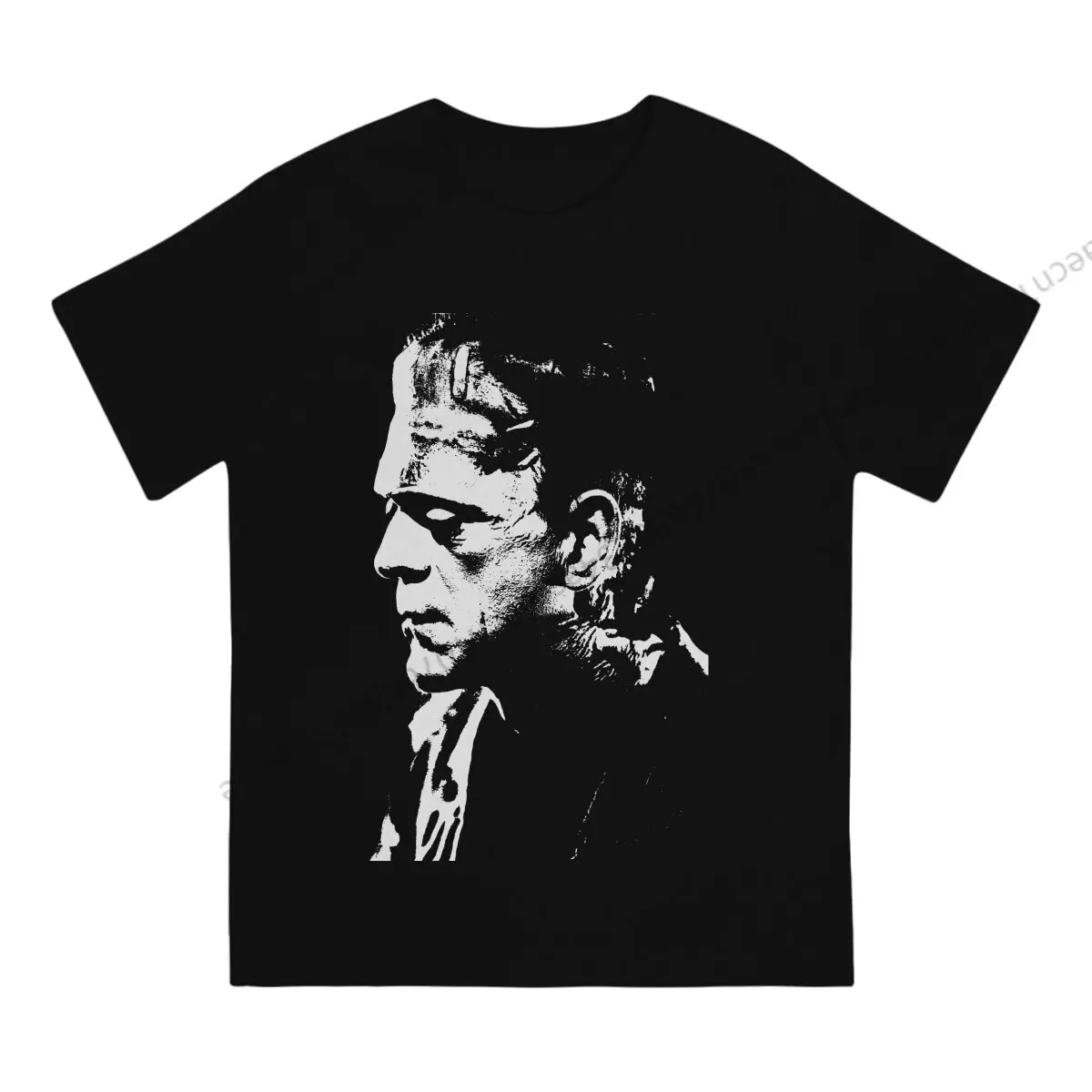 Frankenstein Horror Tshirt Graphic Men Tops Vintage Summer Cotton Clothing T Shirt