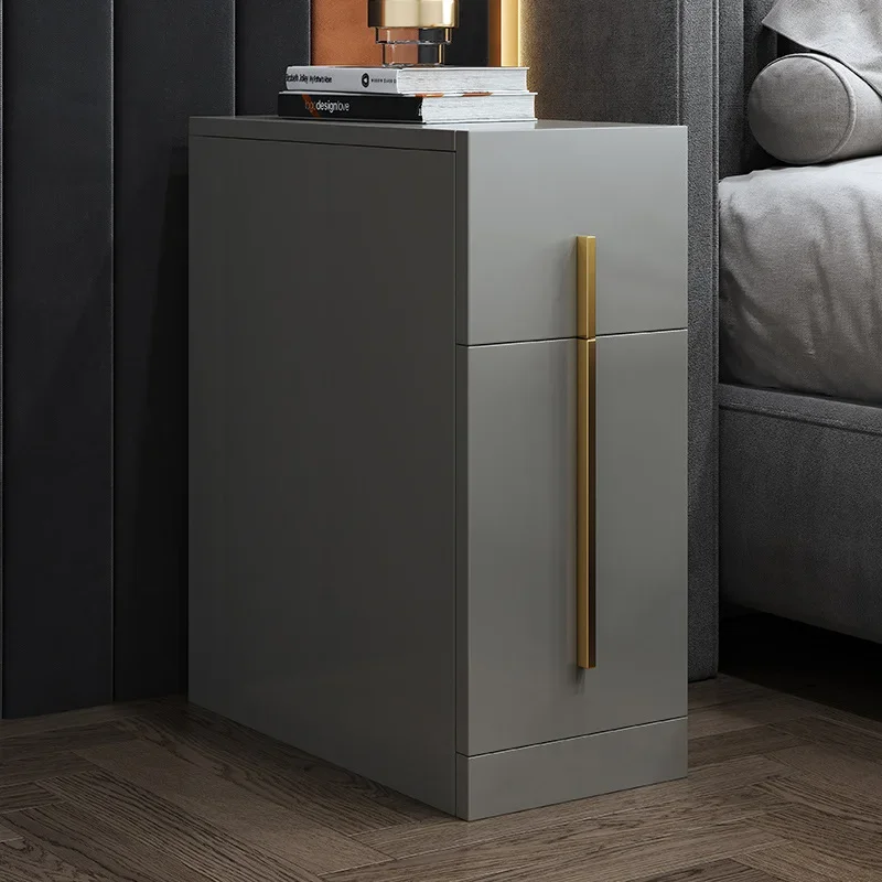 Mesitas de Noche de Madera Completas, Módulo de Almacenamiento para Biblioteca, Mesitas de Noche para Sala de Estar, Documentos, Móvil, Mesita de Noche, Muebles de Lujo