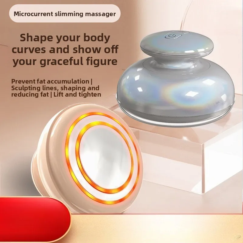 Micro-current Slimming Massager EMS Slimming Fat Reduction and Shaping Instrument Household Three-in-one Massager