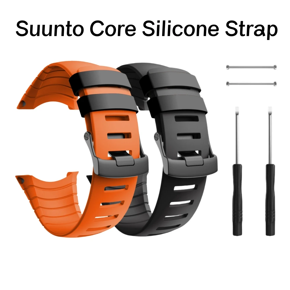 SUUNTO Core Strap Silicone Fashion Watch Band Bracelet For SUUNTO Core Replacement Wristband Rubber Accessories Belt