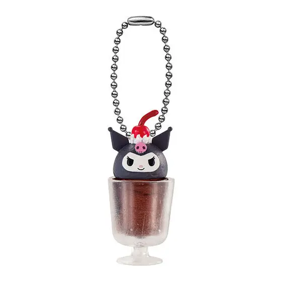 BANDAI Sanrio Coffee CAFE Mini Pendant Action Figures Model Hello Kitty Melody Kuromi Cinnamoroll Capsule Toys Ornament Original