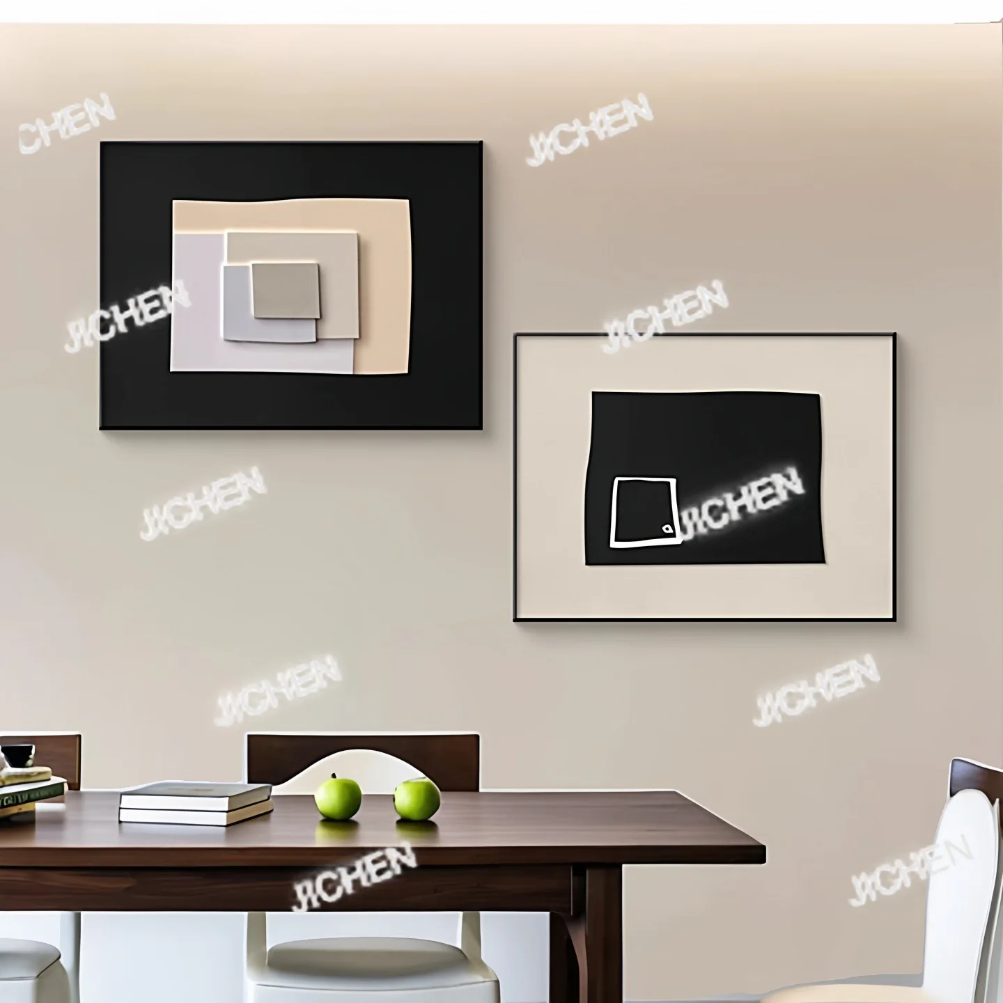 

Neu meter box decorative painting simple distribution box hanging painting advanced inductance meter box occlu