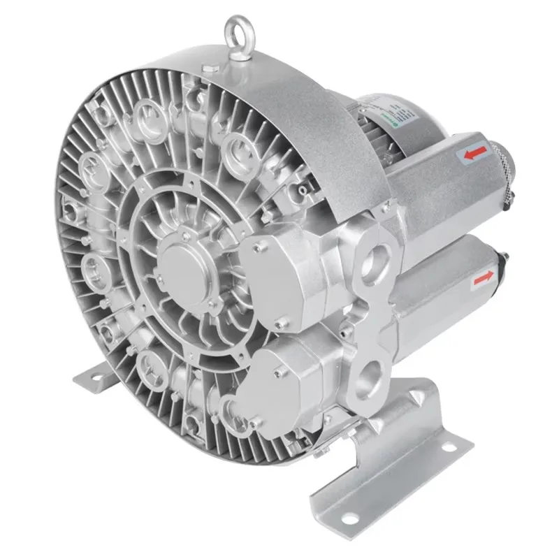 High-power high-pressure eddy current blower 380V for industrial dust removal, blowing and suction
