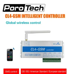 무료 배송 CL4-GSM SMS 컨트롤러 홈 도난 보안 무선 원격 제어 스위치 GSM 수신기 4 릴레이 게이트 오프너에 대 한