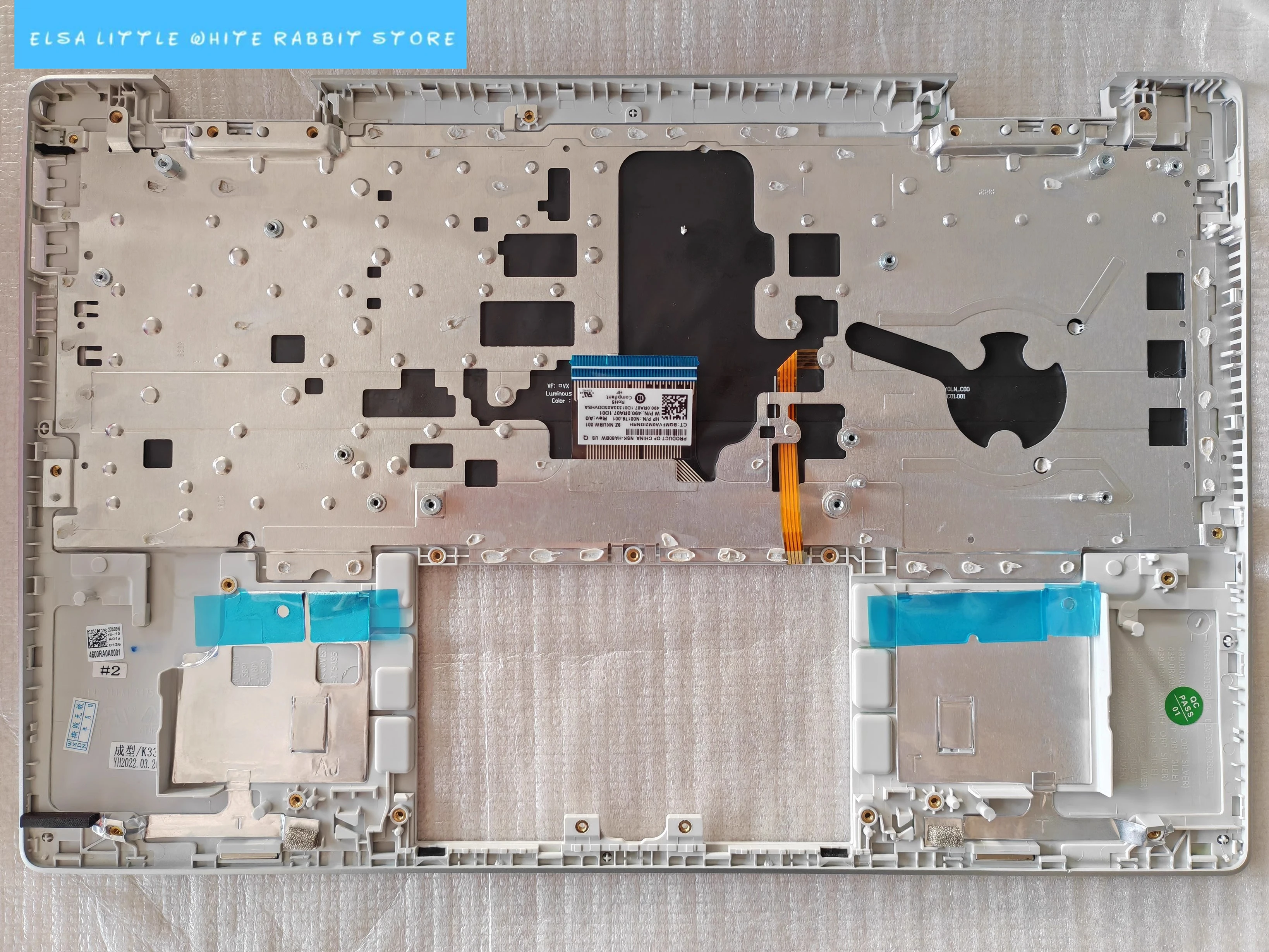 FOR HP Pavilion 14-EK Laptop Keyboard Upper Case Palmrest N09433-001