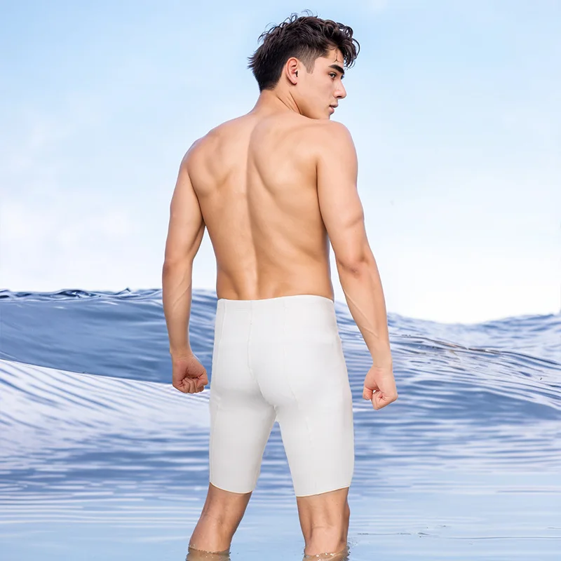 Men Quick Dry Surfing Training Swim Shorts Beach Trunks UPF50+WaterProof Professional Beach Briefs Bathing Sports Swim Shorts