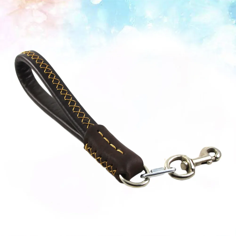 

Поводок для собак 25 см, утолщенный, прочный, для прогулок на улице, безопасных прогулок, легкий, удобный дизайн