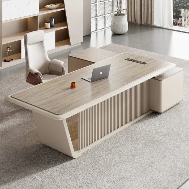 

L-shape Conference Office Desk Work Elegant Gaming Storage Computer Desk Laptop Escritorio Para Compuradora Office Furniture