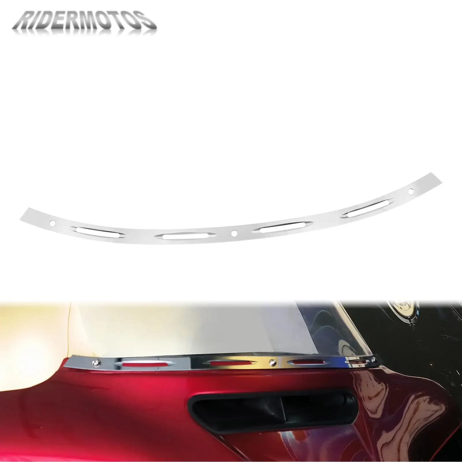 Motorcycle Windscreen Trim CNC For Harley Touring Street Electra Tri Glide Ultra Limited 2014-2023 Windshield Decorate Aluminum