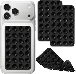 Double-Sided Suction Cup Phone Mount, Silicone Suction Phone Case Adhesive Sticky Phone Grip Hands-Free Phone Grip Phone Stand