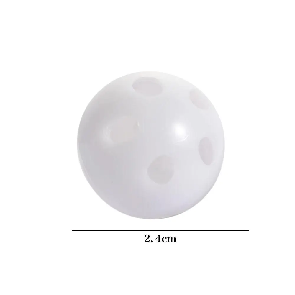 Plastic Rattle Bell Ball para Pet, Squeaker Noise, Squeak Baby Toys, DIY Rattle Beads, Plush Cat e Dog Acessórios, 24mm, 10Pcs