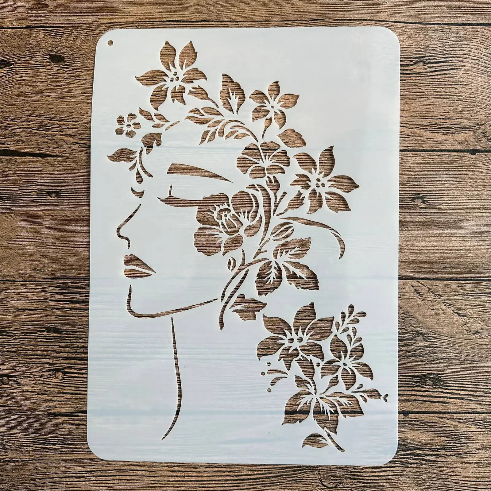 DIY mandala szablony malowanie ścian księga gości kolorowanie tłoczenie Album papier dekoracyjny szablon kartek A4 29*21cm kobieta