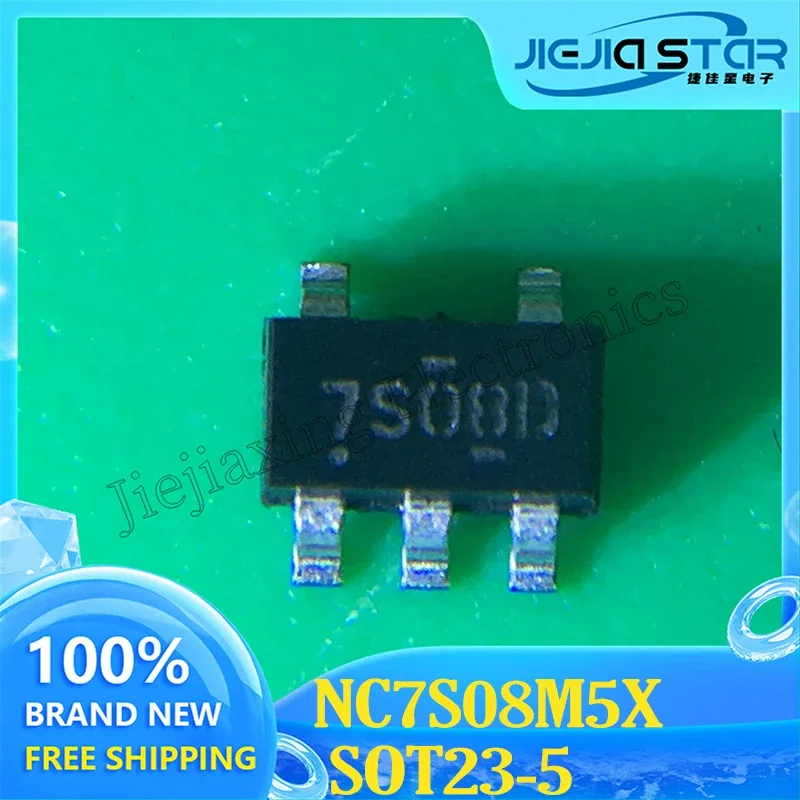 NC7S08M5X Brand New Original Part Mark 7S08D 7S08* Logic Gate Chip ic Integrated Circuit SOT23-5 Electronics