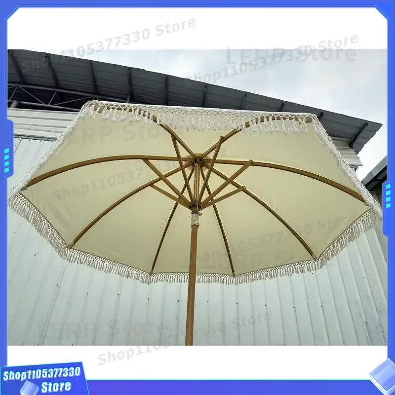 Customizable Outdoor Semi-Circular Pagoda Umbrella Durable Aluminum Frame Sunshade Furniture for Garden Beach Hotel Park