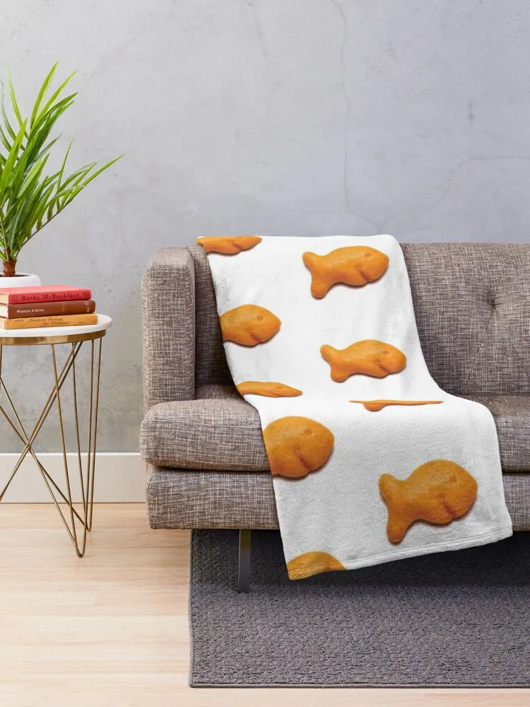 goldfish snack Throw Blanket Thermals For Travel Large Blankets