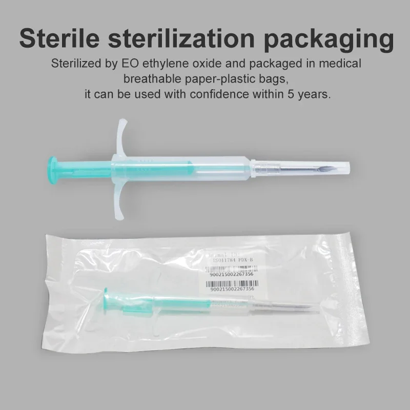 Seringue à micropuce injectable pour animaux de compagnie, étiquette en verre pour animaux de compagnie, 134.2KHz, FDX B ISO11784/85, ICAR, pour chat et chien, 20 paquets