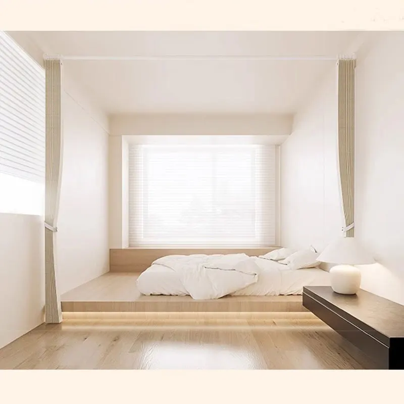 Foldable Divider Curtain Semi Transparent Soft Light Permeable Keep Bright with Hooks for Small Space Dark Hall Divide Area Main