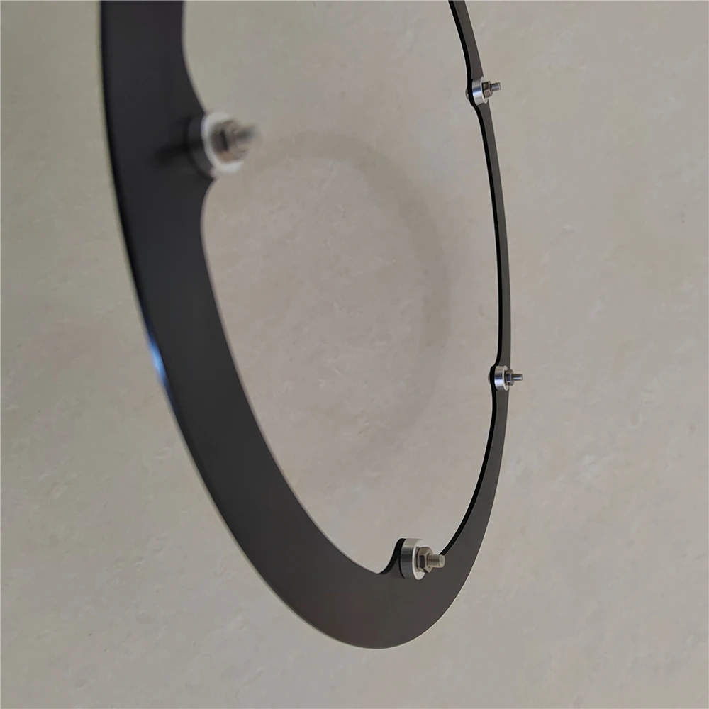 TRUYOU Kettenrad 130 BCD 65T Aluminiumlegierung CNC Rennrad Kettenblatt Kurbelgarnitur Falträder Kettenblatt Schwarz Einzelplatte – Detail 8