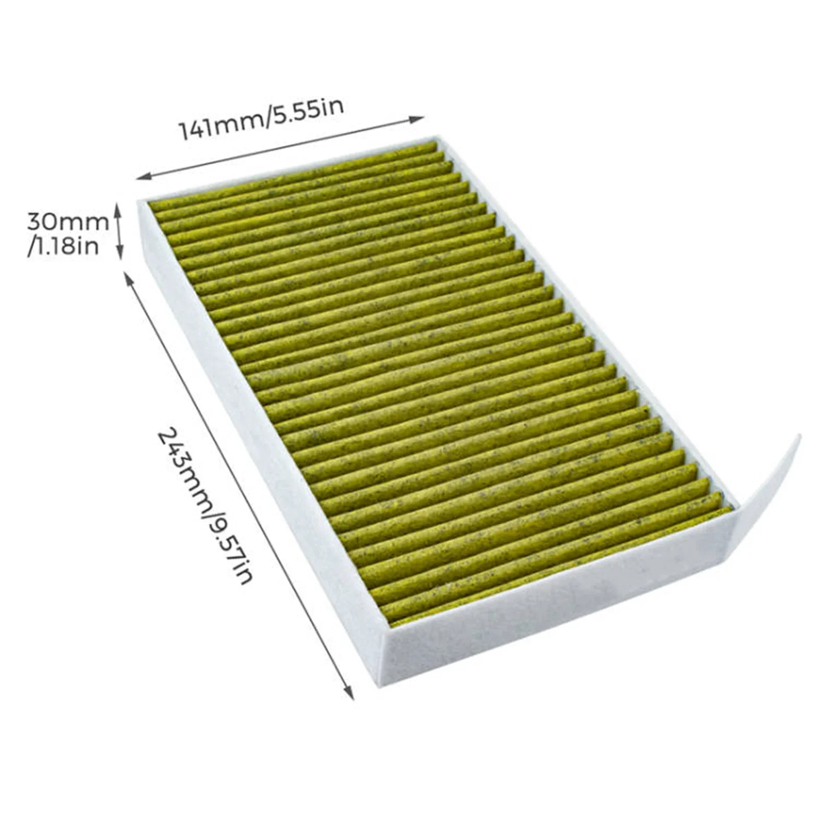 2Pack Car Air Filter for Tesla Model 3 Y 3rd Air Conditioner Cabin Filter with Activated Carbon Replacement Model3 Accessories