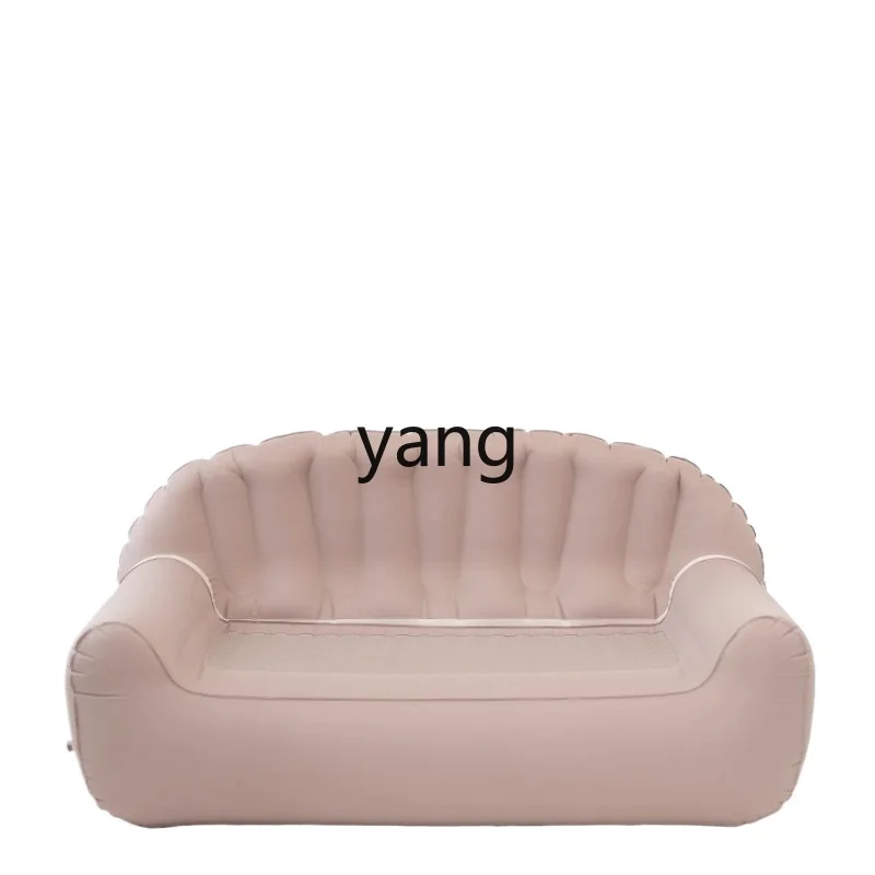 lmm shell elastic silk automatic inflatable sofa outdoor double portable camping can lie down and sleep