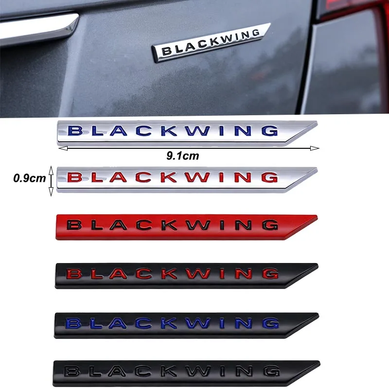 

3D Metal BLACK WING Car Sticker For CT5 CT4 Car Upgrade And Modification Accessories
