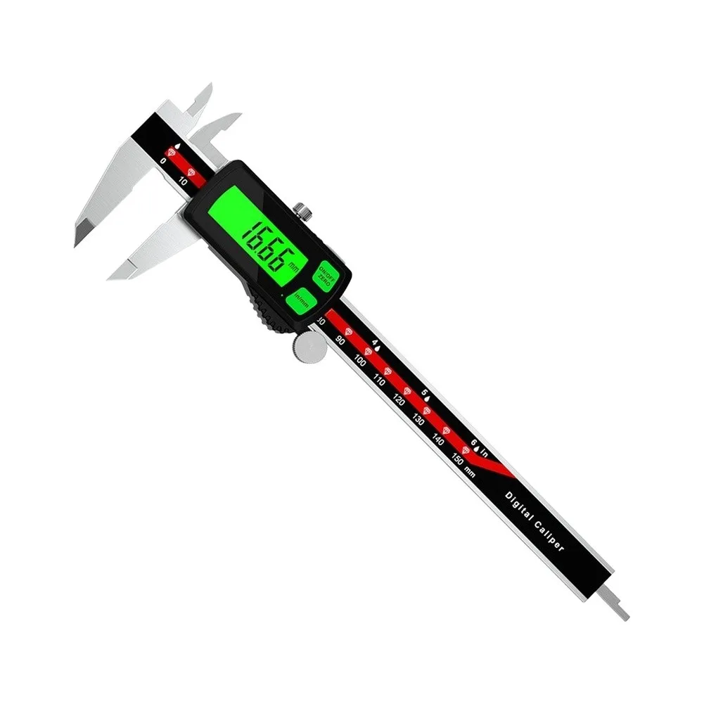 For Outer Diameter Rechargeable Caliper Digital Caliper For Low-light Conditions Strong Construction 0.01mm Resolution