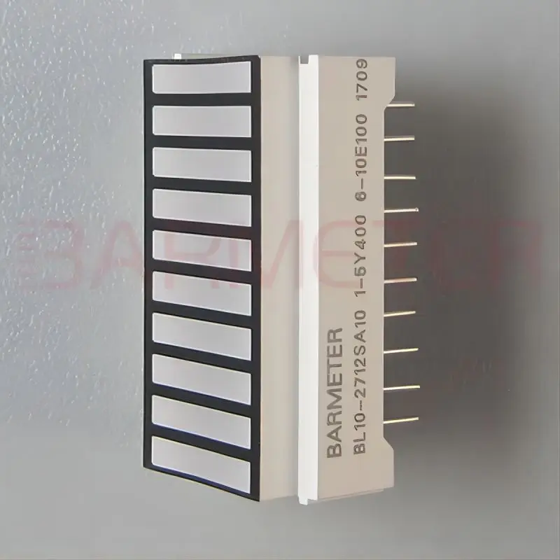 2pcs 10seg LED Bargraph High brightness Emerald Green Common Anode BL10-2712SA10