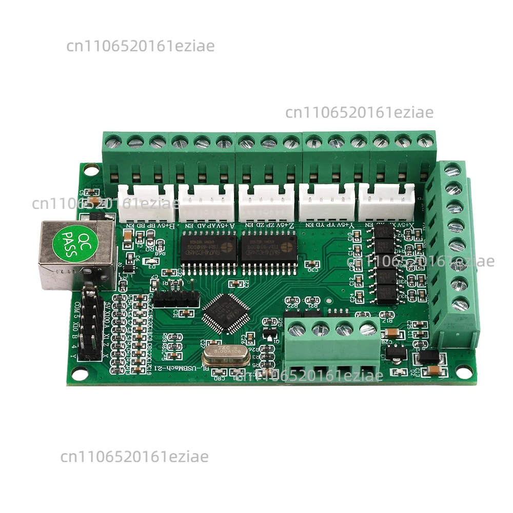 MACH3 V2.1 Five-Axis Engraving Machine Motherboard CNC Motion Control Card 5-Axis Stepper Motor Drive Interface Board