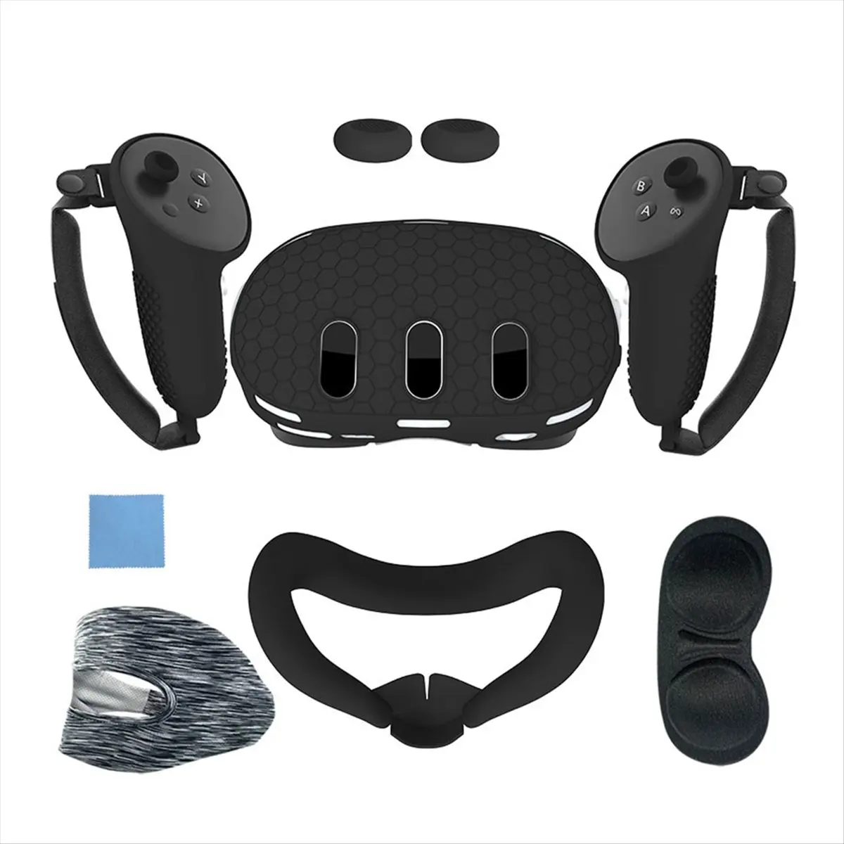 A32I Silicone Protective Case for 3 VR Headset Head Face Cover Eye Pad Handle Grip Button Cap VR Accessories A