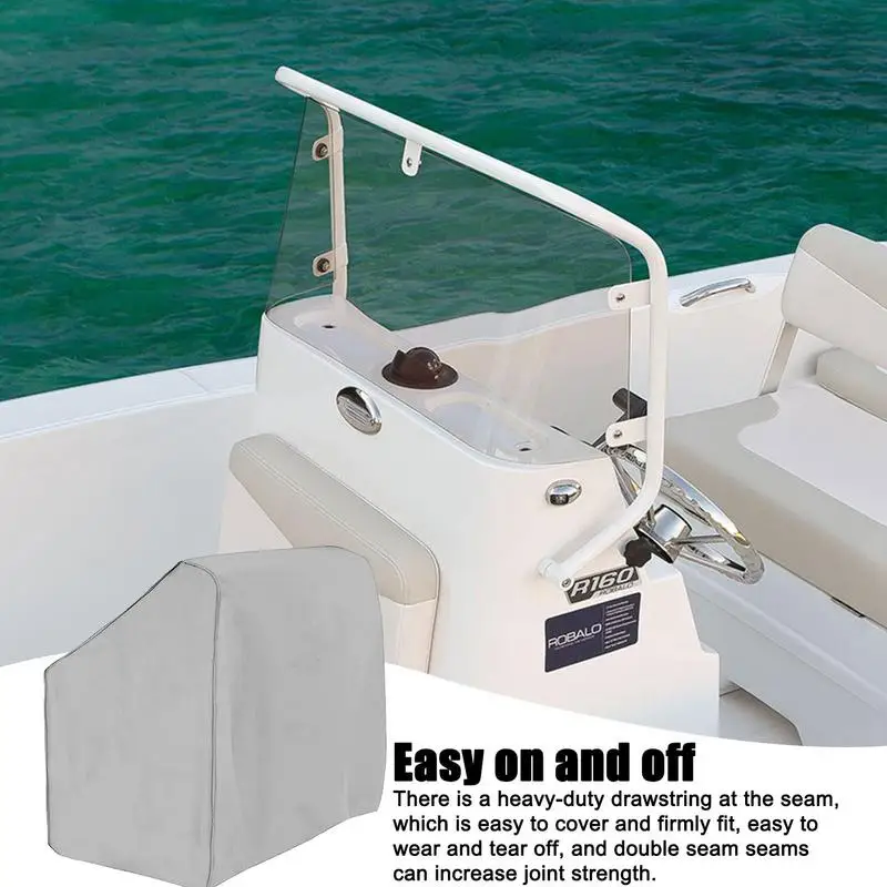 High Quality Marine Grade Waterproof Polyester Canvas Console Cover Multifunction Boat Center Console Center Console Boats Cover