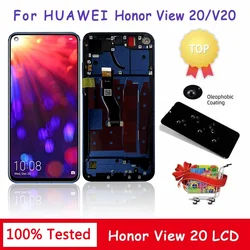 6,4-дюймовый тест для Huawei Honor View20 V20, сенсорная ЖК-панель, экран Pantalla, дигитайзер в сборе для HonorView20 HonorV20, ЖК-дисплей