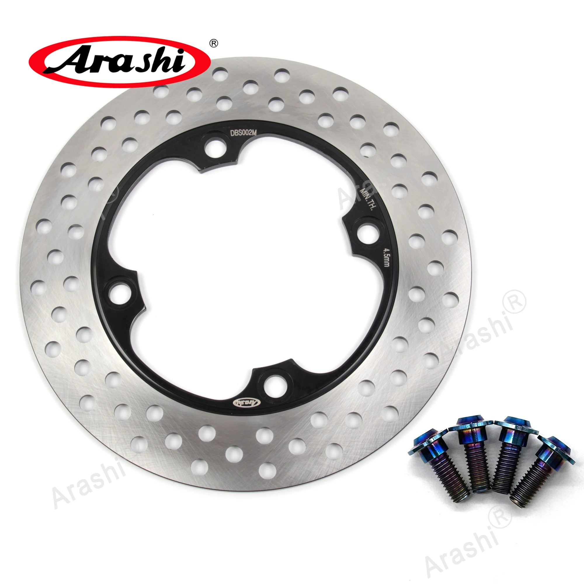 ARASHI CBR600F Motorcycle Rear Right CNC Brake Disc Rotor Bolts Screw For HONDA CBR 600 F 1991 - 2007 1992 1993 1994 1995 1996