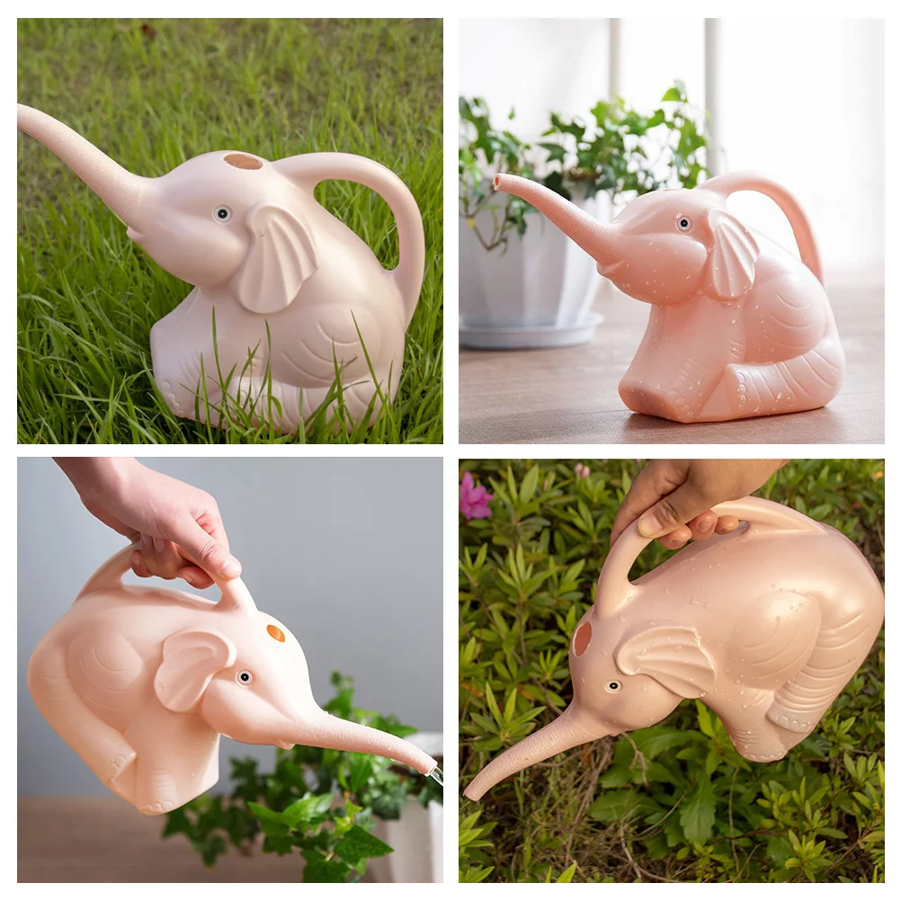 Baby Elephant Sprinkling Water Watering Can Adorable Pot Toy Kettle Jug Pp Shaped Child Spray Bottles