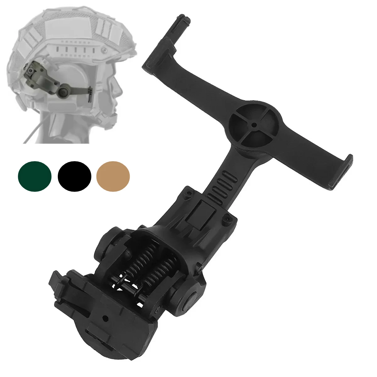 Tactical Rail Headset Mount Adapter Fast Helmet Headset Accessories Hunting Headphone Bracket
