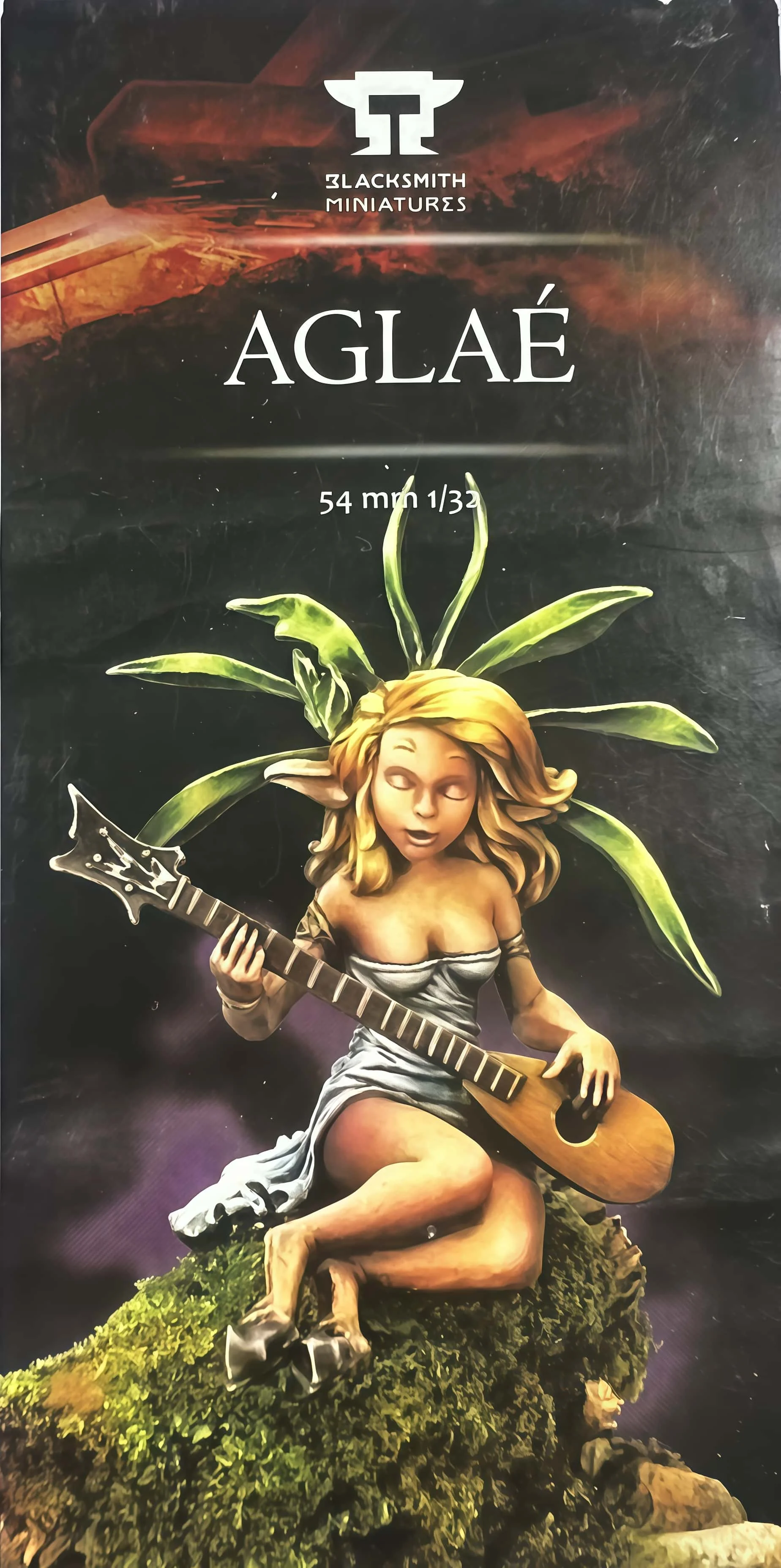 54mm Cast Resin Model Assembly Kit, GK， Resin Magic Fairy Model, Unpainted