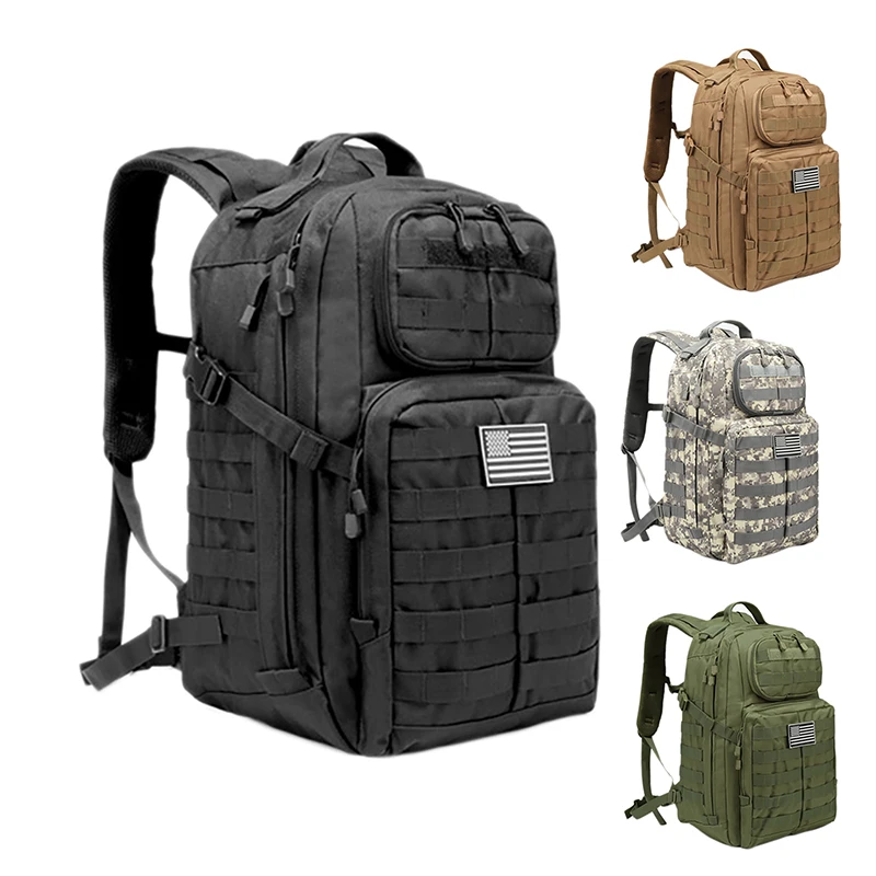 

40L Backpack Heavy Duty Assault Pack Bag Rucksack For Outdoor Activity Hiking Camping Hunting Wear-Resistant Backpack